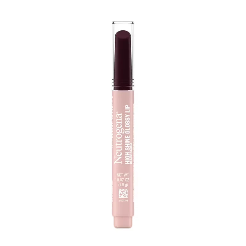 Neutrogena High Shine Glossy Lip Balm - Black Dahlia - 0.07oz: Stick, Lip Oils, Shine Enhancing
