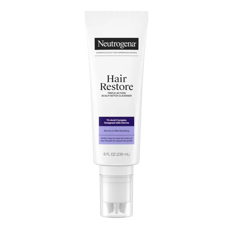 Neutrogena Restore Triple Action Scalp Detox Hair Cleanser - Detox & Clarifying Treatment - 8 Fl. Oz.