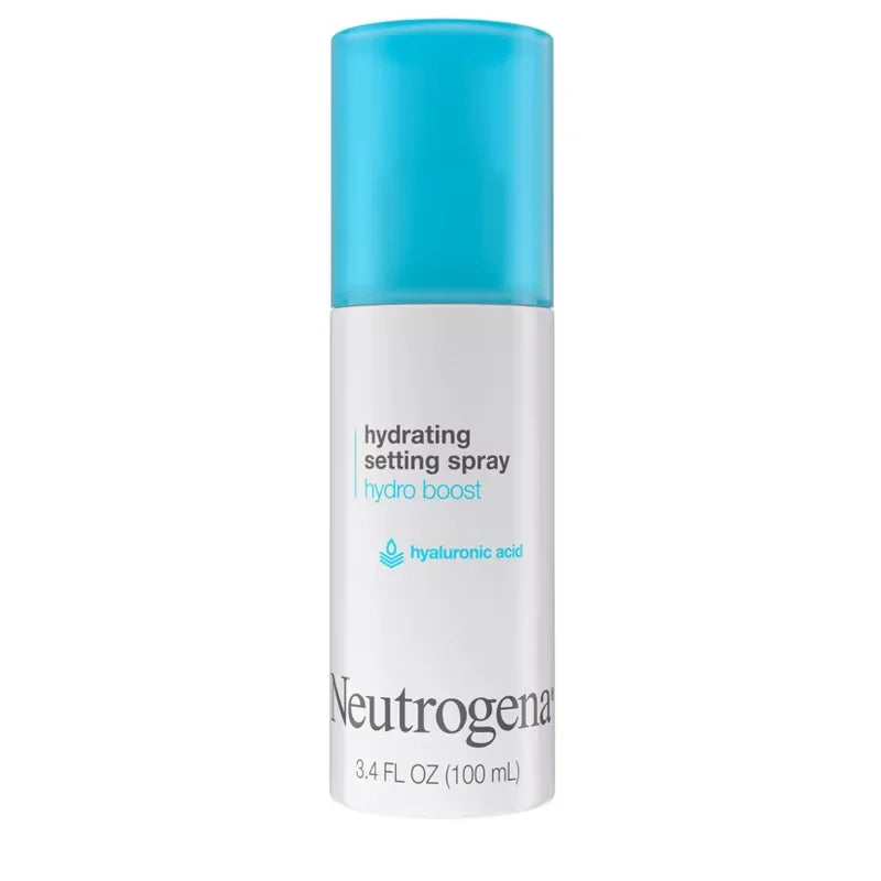 Neutrogena Hydro Boost Glow Setting Spray - 3.4 fl oz: Contains Hyaluronic Acid, Dewy Finishing, Suitable for Normal Skin