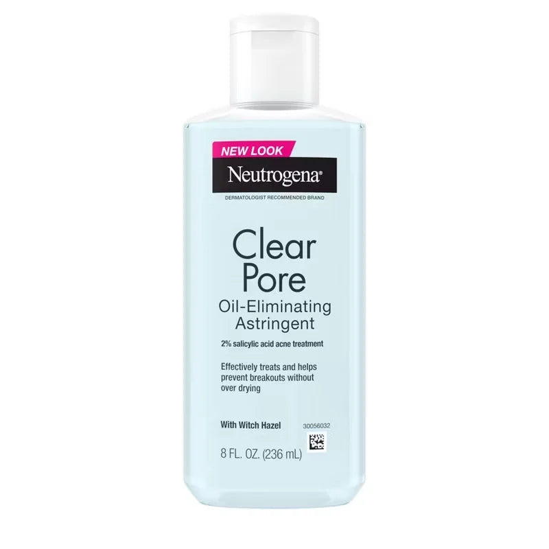 Neutrogena Clear Pore Oil-Eliminating Facial Astringent, Pore Clearing Treatment for Acne-Prone Skin - 8 fl oz